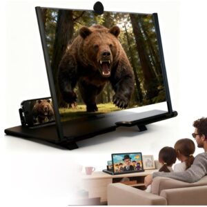 2026 screen magnifier new version mobile phones magnifier, 10"/12" foldable 3d hd